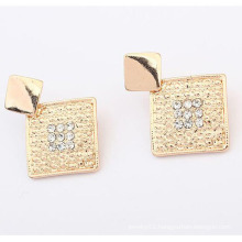 Square Dsign Women African Drop Earrings AA Diamond Jewelry Earrings